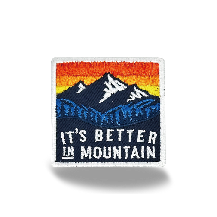 Mountain Spirit Iron On Embroidery Patch