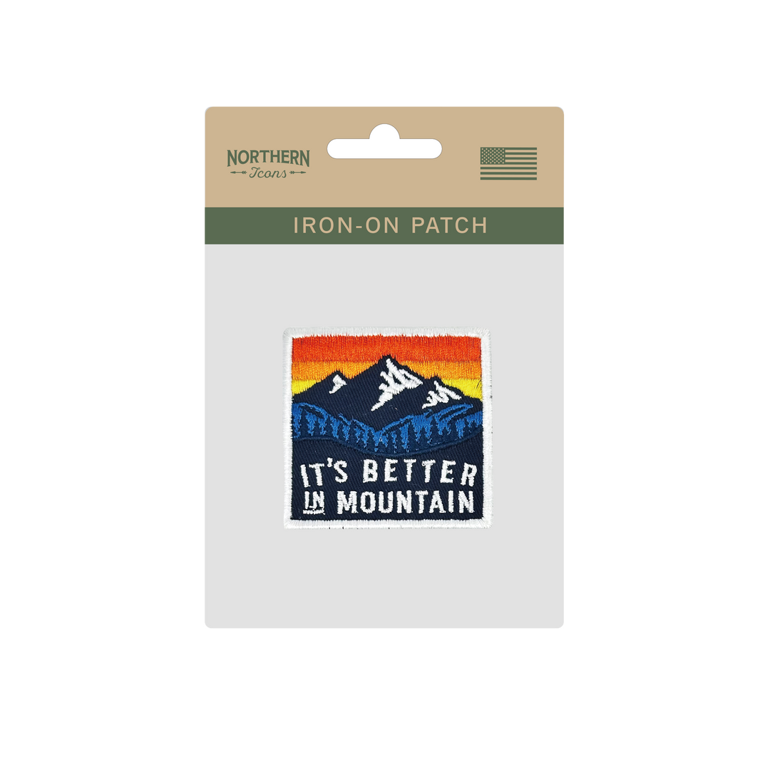 Mountain Spirit Iron On Embroidery Patch