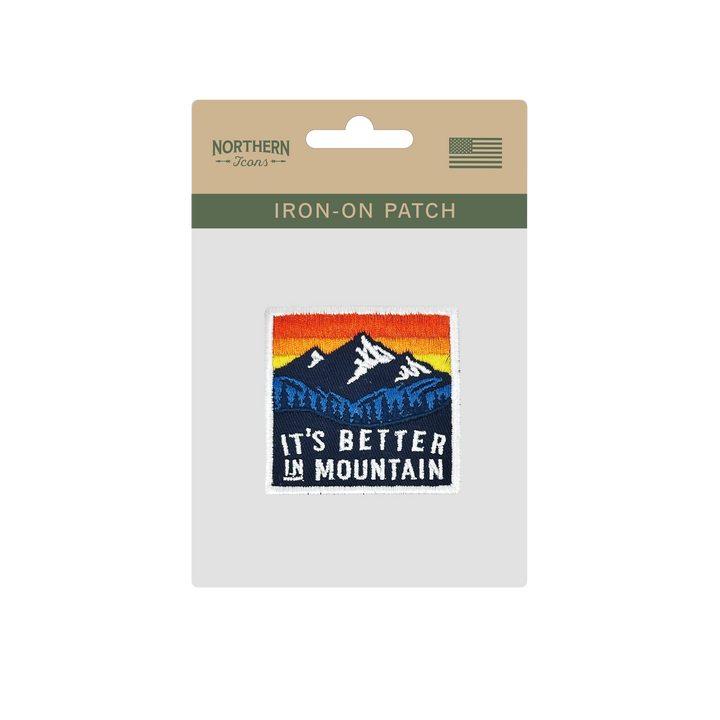 Mountain Spirit Iron On Embroidery Patch