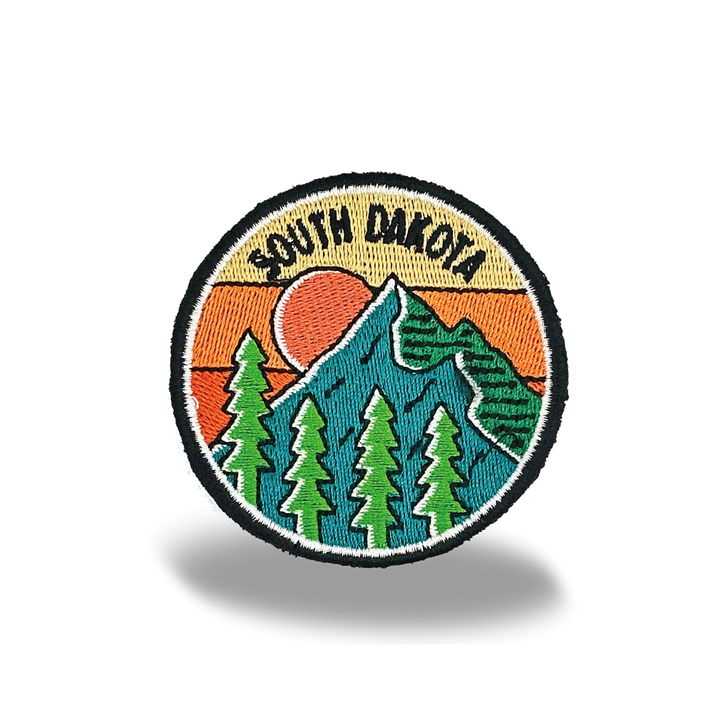 South Dakota Iron On Embroidery Patch