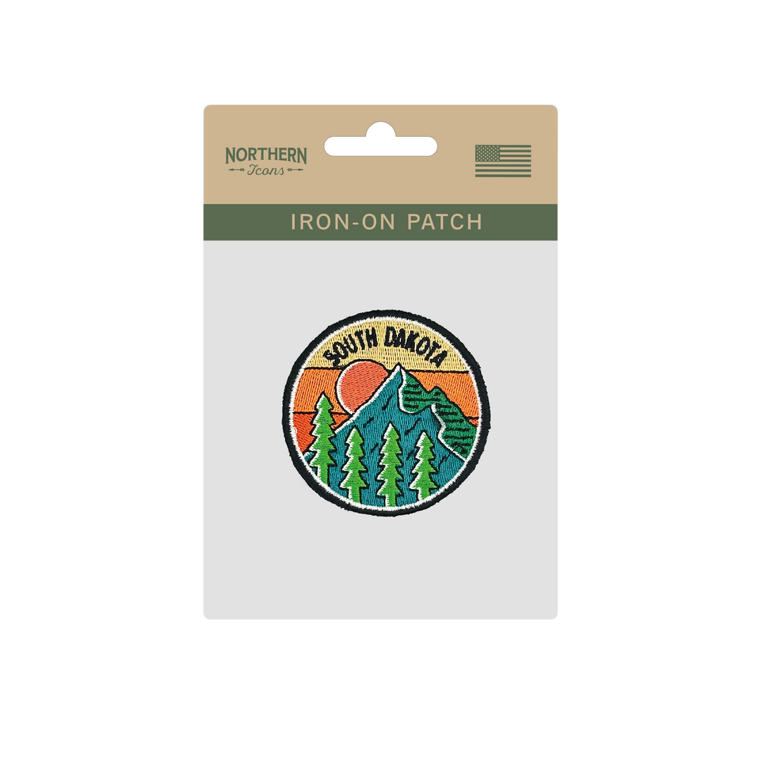 South Dakota Iron On Embroidery Patch