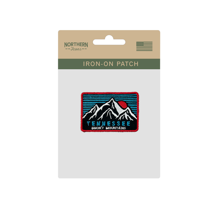 Tennessee Smoky Mountains Embroidered Iron-On Patch