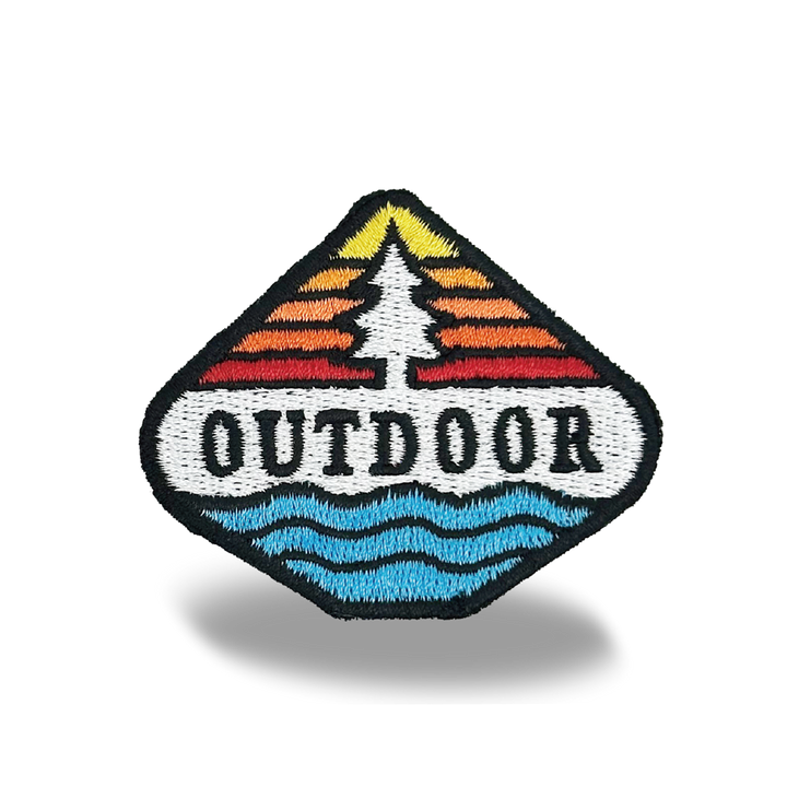 Outdoor Adventure Iron On Embroidery Patch