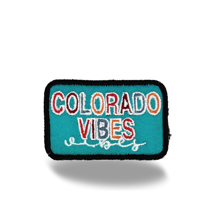 Colorado Vibes Iron On Embroidery Patch