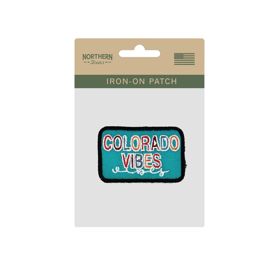Colorado Vibes Iron On Embroidery Patch