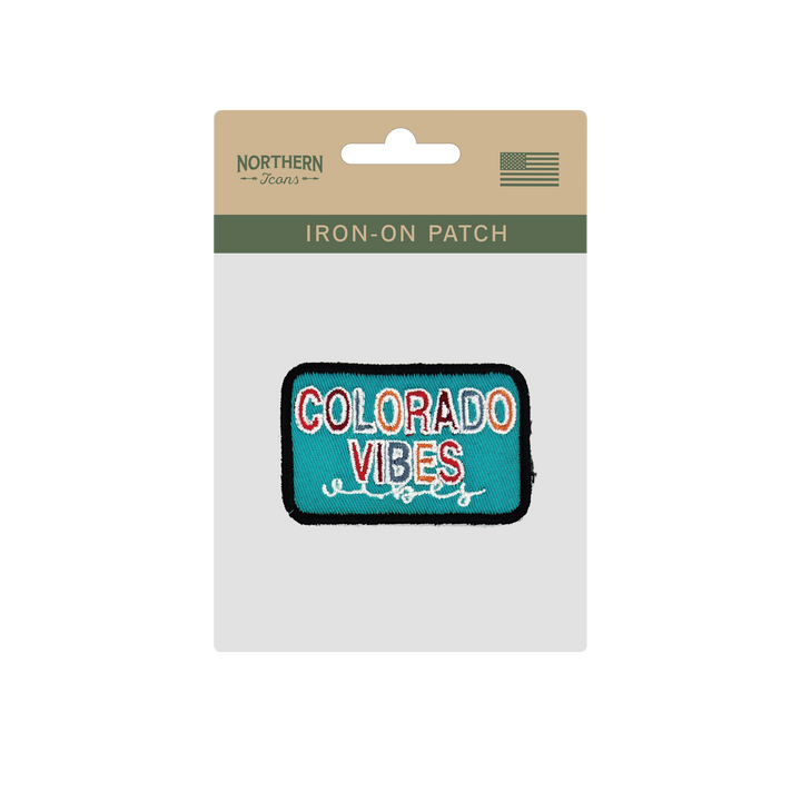Colorado Vibes Iron On Embroidery Patch