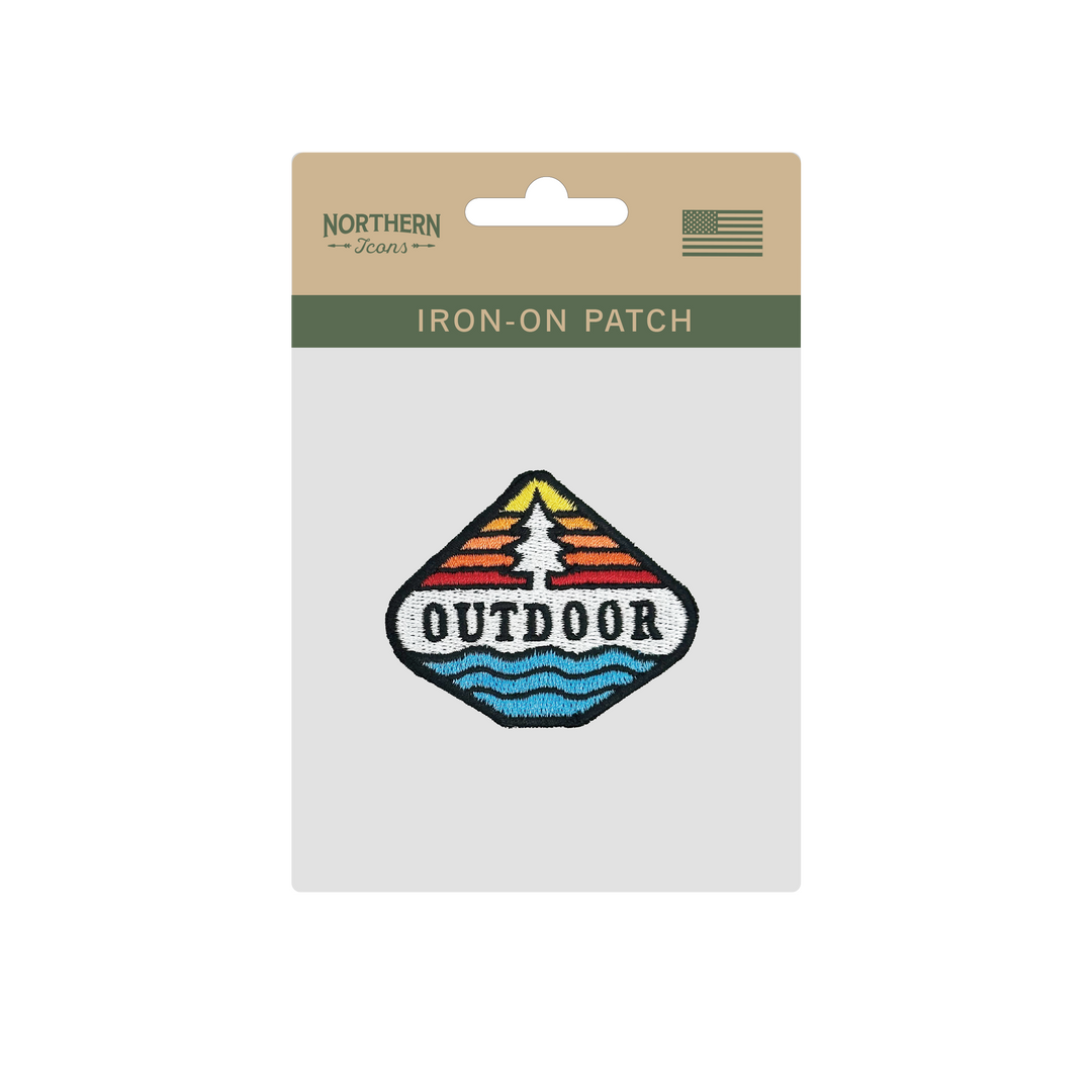 Outdoor Adventure Iron On Embroidery Patch