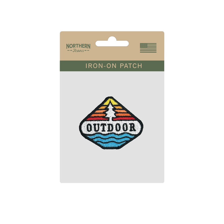 Outdoor Adventure Iron On Embroidery Patch