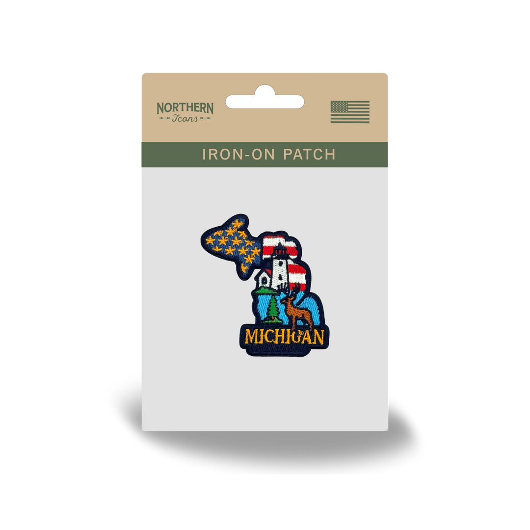 Michigan State Embroidered Patch