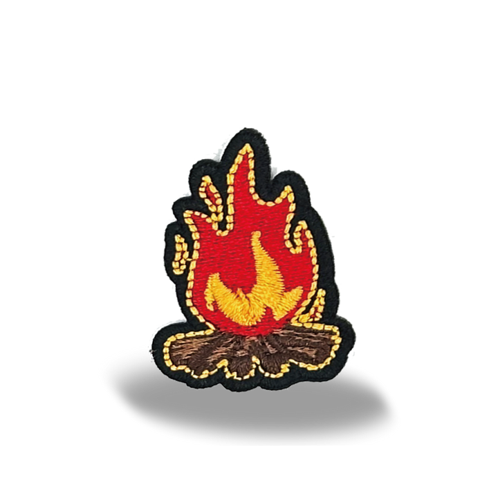 Campfire Spirit Iron On Embroidery Patch