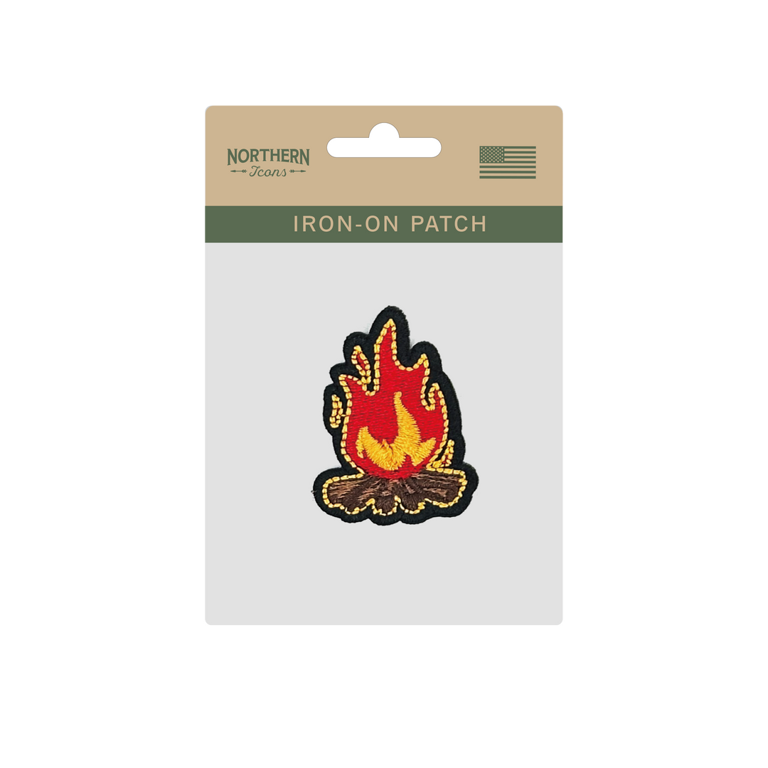 Campfire Spirit Iron On Embroidery Patch