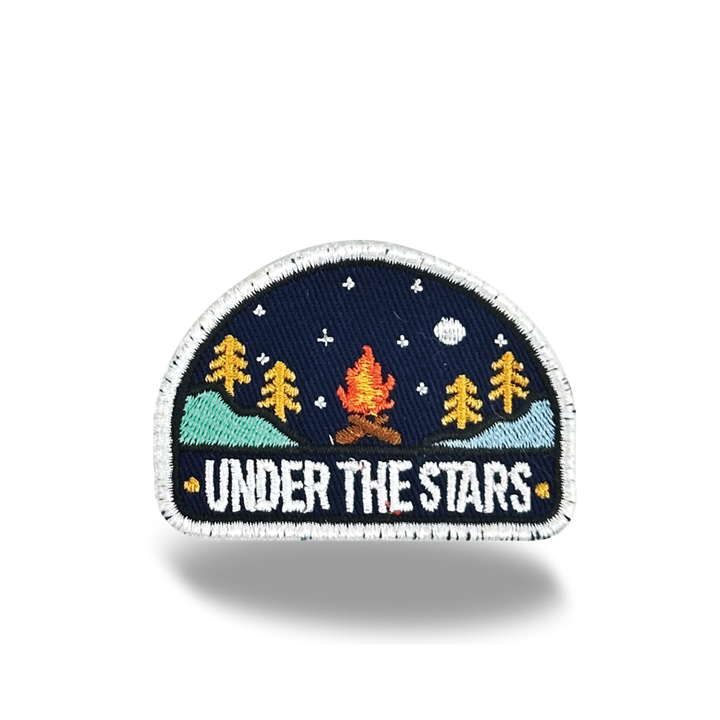 Campfire Nights – Under the Stars Iron On Embroidery Patch
