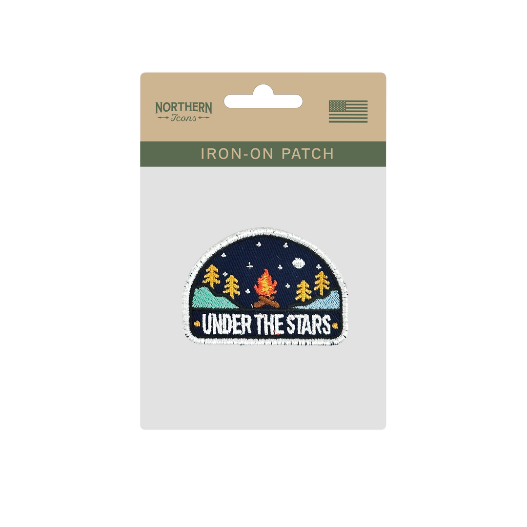Campfire Nights – Under the Stars Iron On Embroidery Patch