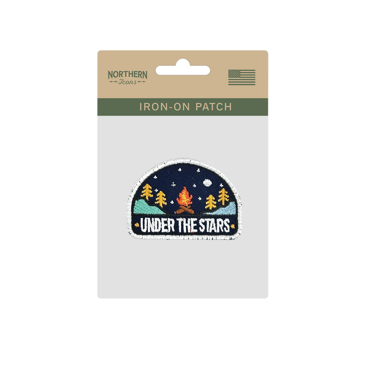Campfire Nights – Under the Stars Iron On Embroidery Patch