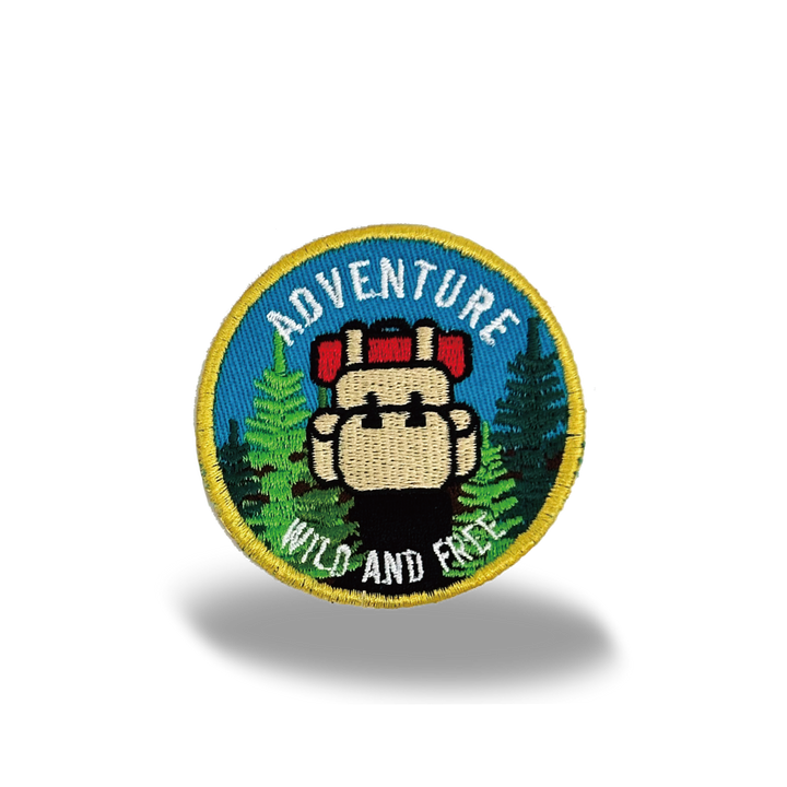 Adventure Wild and Free Iron On Embroidery Patch