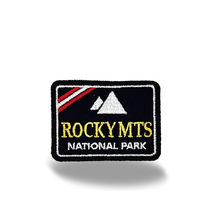 Rocky Mountains National Park Iron On Embroidery Patch