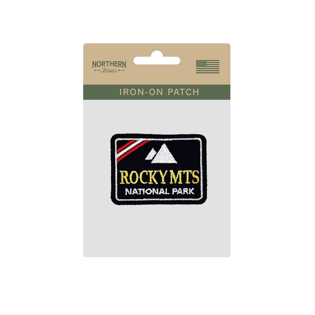Rocky Mountains National Park Iron On Embroidery Patch