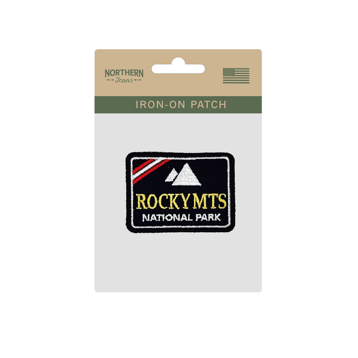 Rocky Mountains National Park Iron On Embroidery Patch