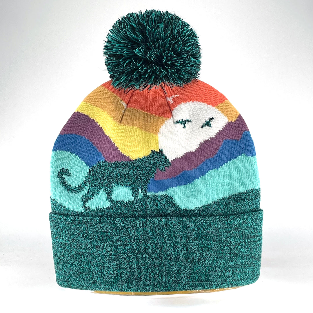 Cheetah Kids Beanie Hat – Colorful Winter Knit Hat for Little Adventurers