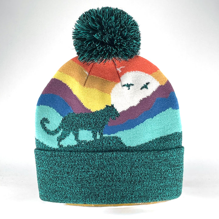 Cheetah Kids Beanie Hat – Colorful Winter Knit Hat for Little Adventurers