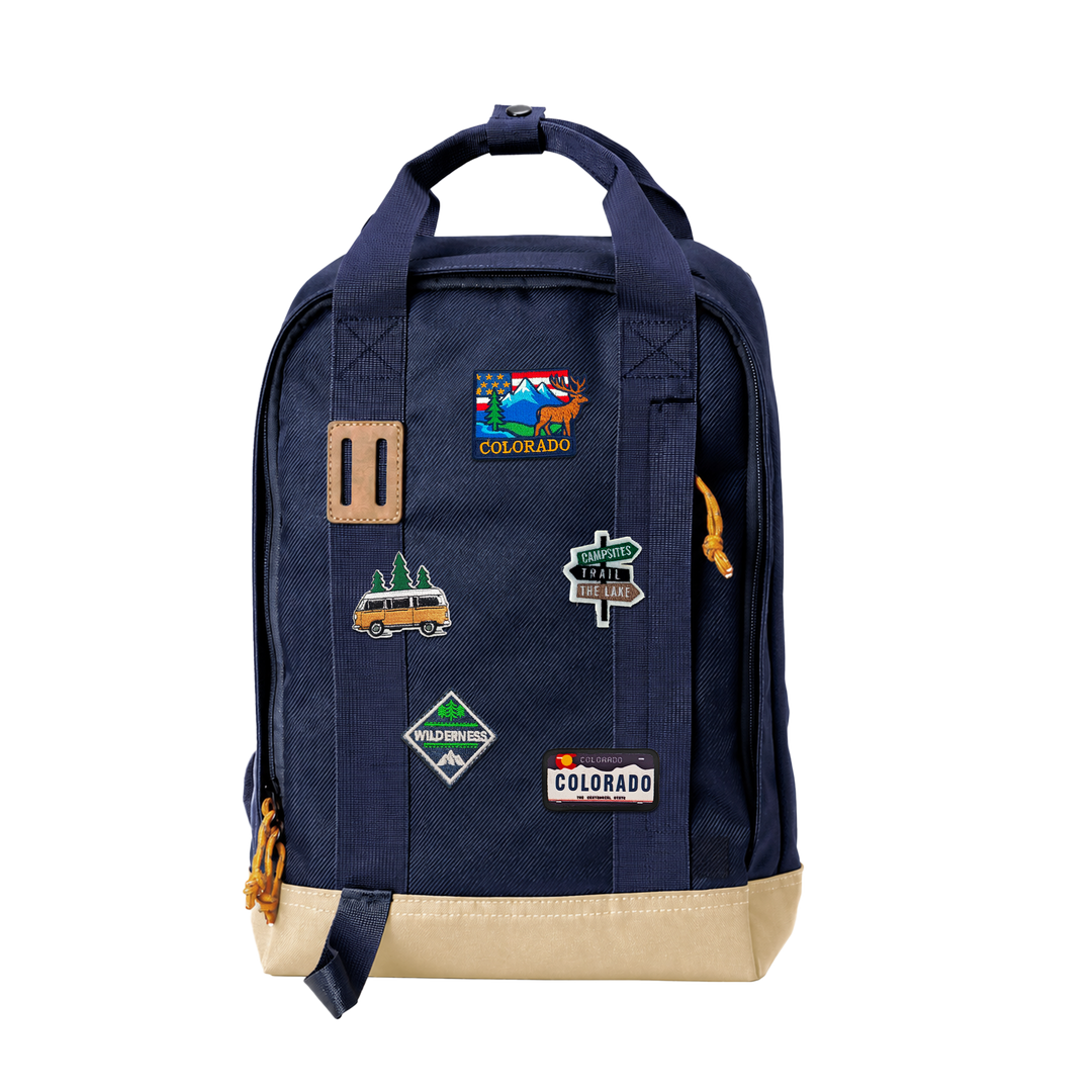 Colorado Adventure Patch Backpack – Outdoor Travel Daypack