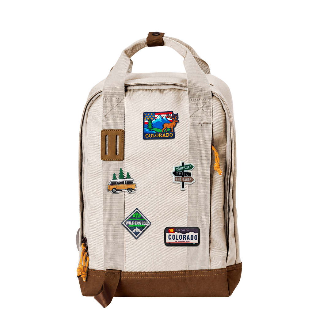 Colorado Adventure Patch Backpack – Outdoor Travel Daypack
