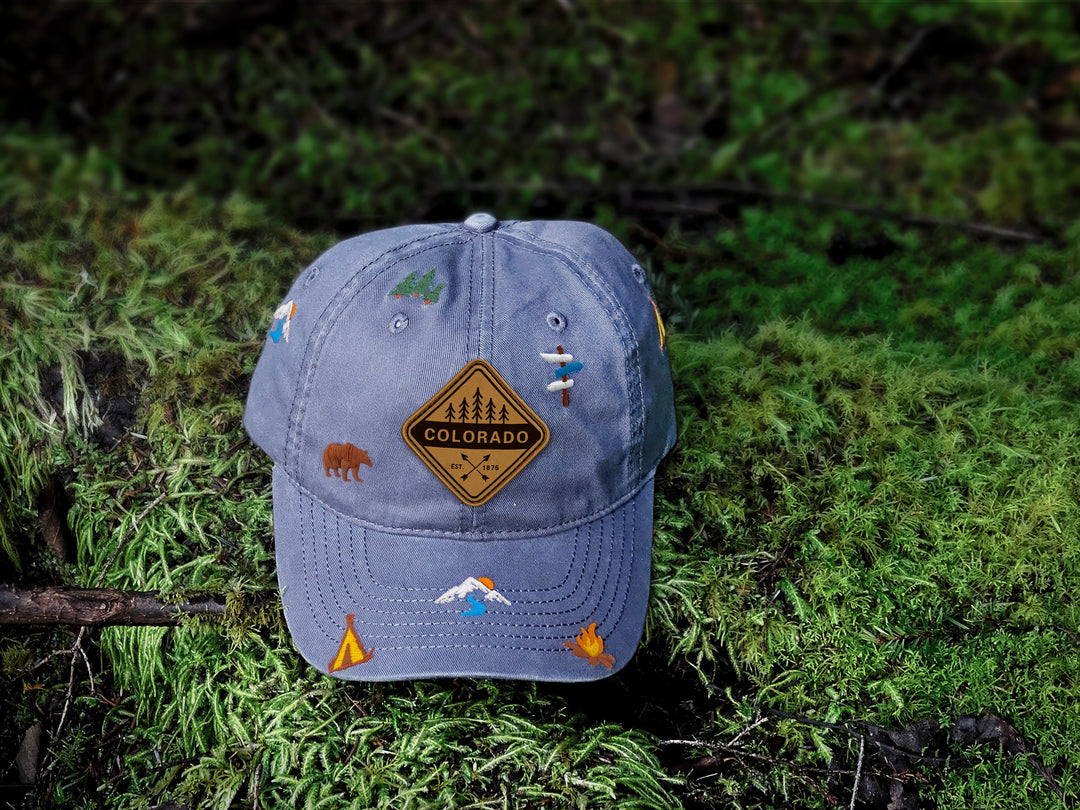 Colorado Wilderness Camping Baseball Cap