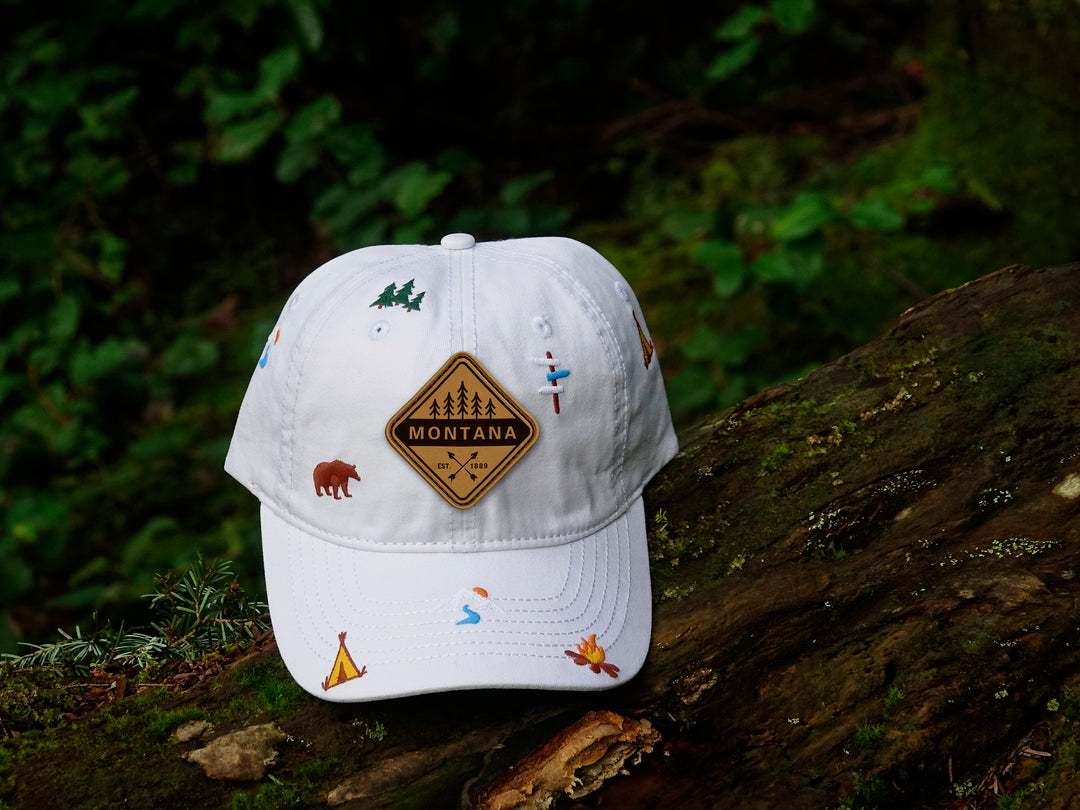Montana Wilderness Camping Baseball Cap