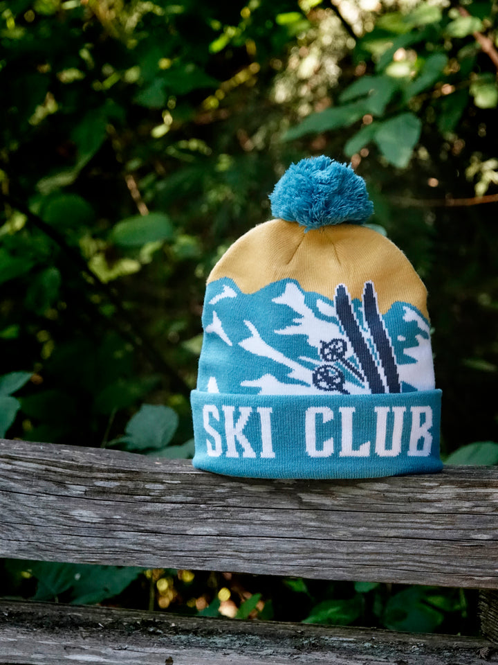 Ski Club PomPom Beanie