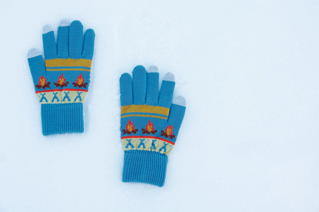 Dawn's Crest Knit Gloves