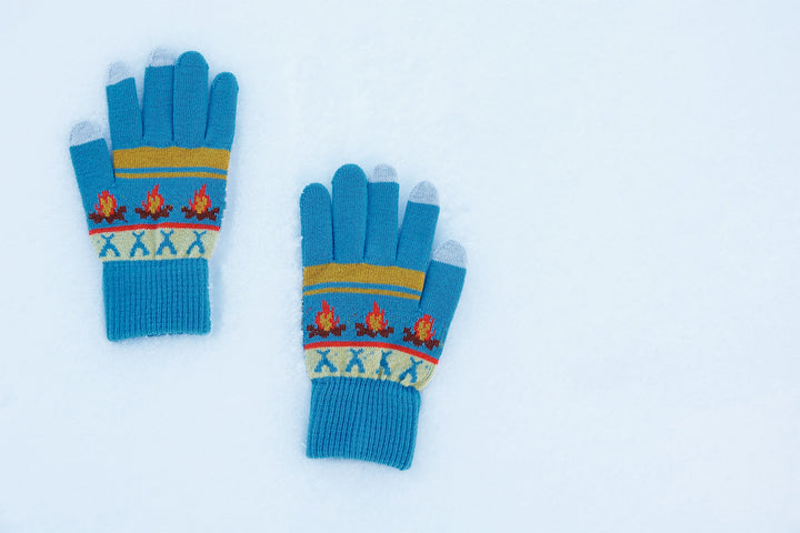 Dawn's Crest Knit Gloves