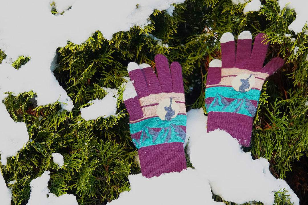 Moonlit Ascent Knit Gloves
