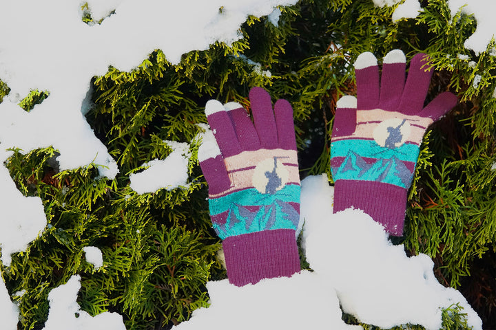 Moonlit Ascent Knit Gloves