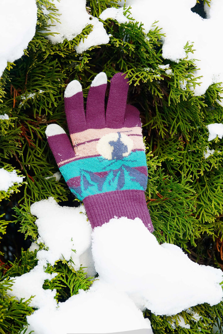 Moonlit Ascent Knit Gloves