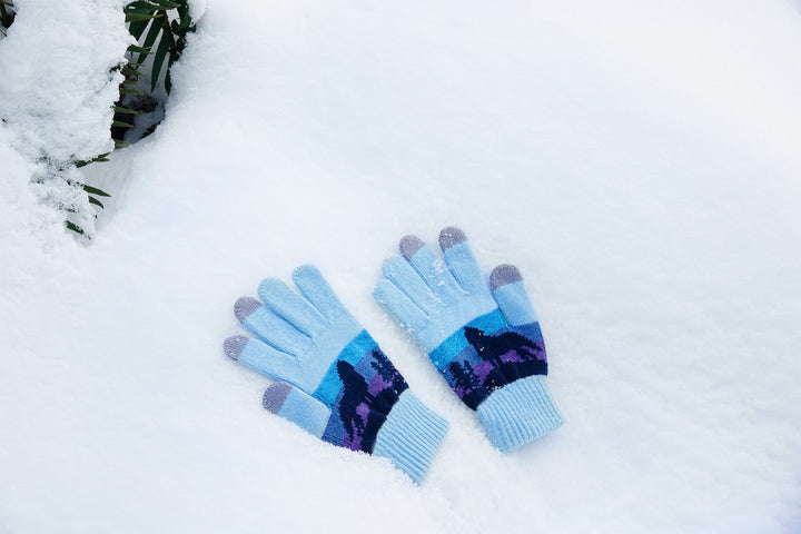 Howl of Twilight Knit Gloves