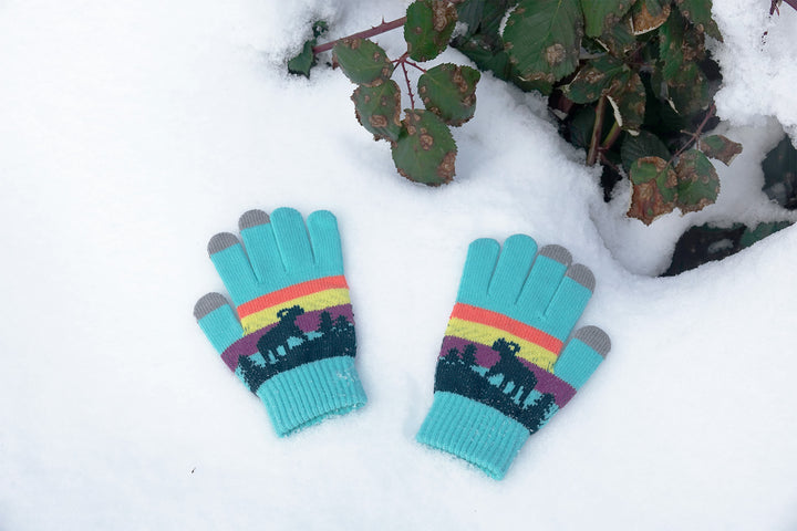 Giant Horn Knit Gloves