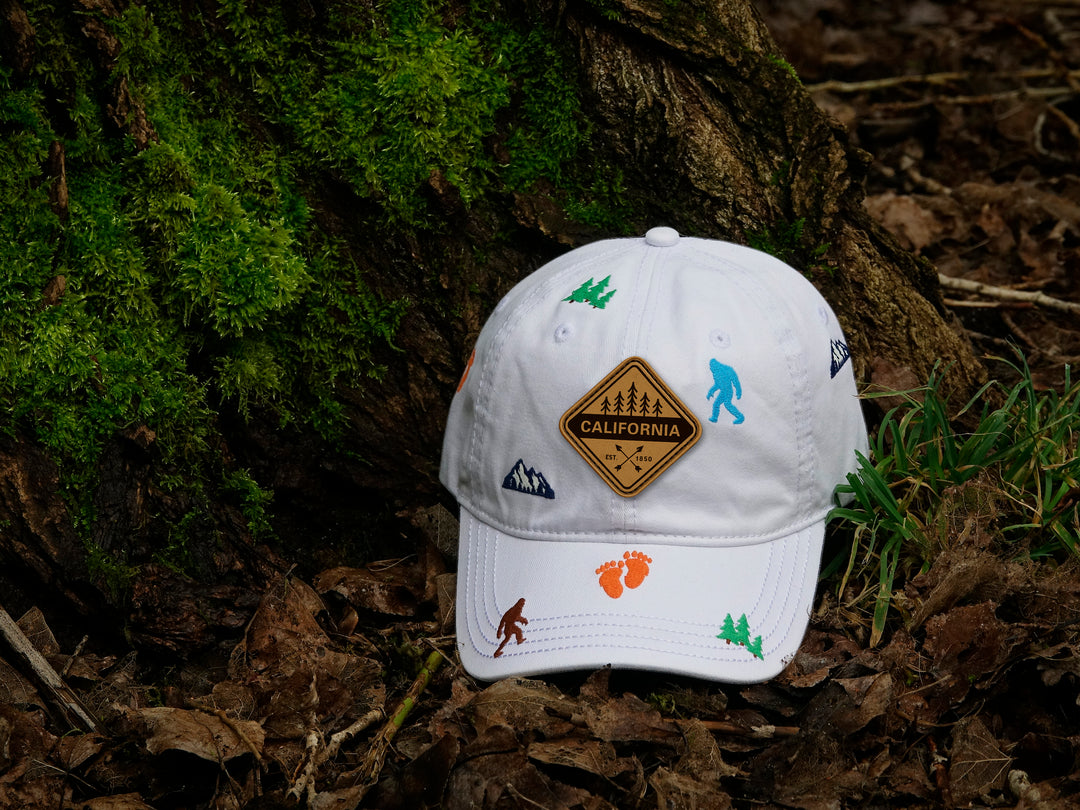 California Bigfoot Adventure Baseball Cap