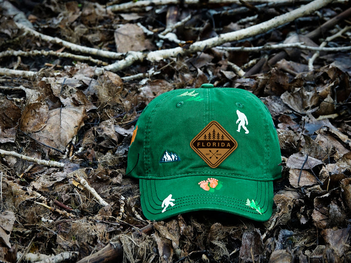 Florida Bigfoot Adventure Baseball Cap