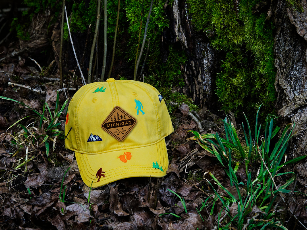 Michigan Bigfoot Adventure Baseball Cap