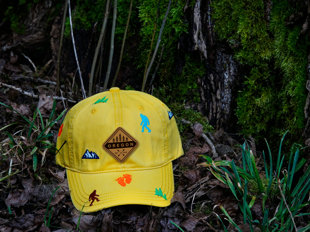 Oregon Bigfoot Adventure Baseball Cap