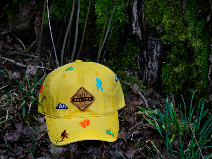 Oregon Bigfoot Adventure Baseball Cap