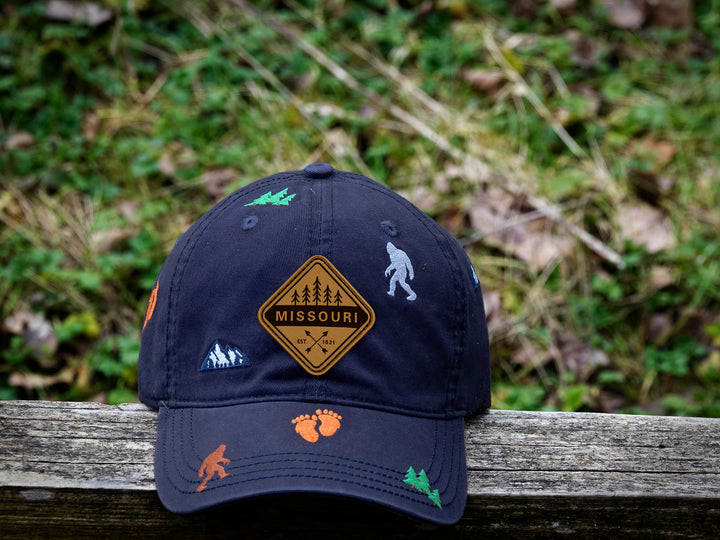 Missouri Bigfoot Adventure Baseball Cap