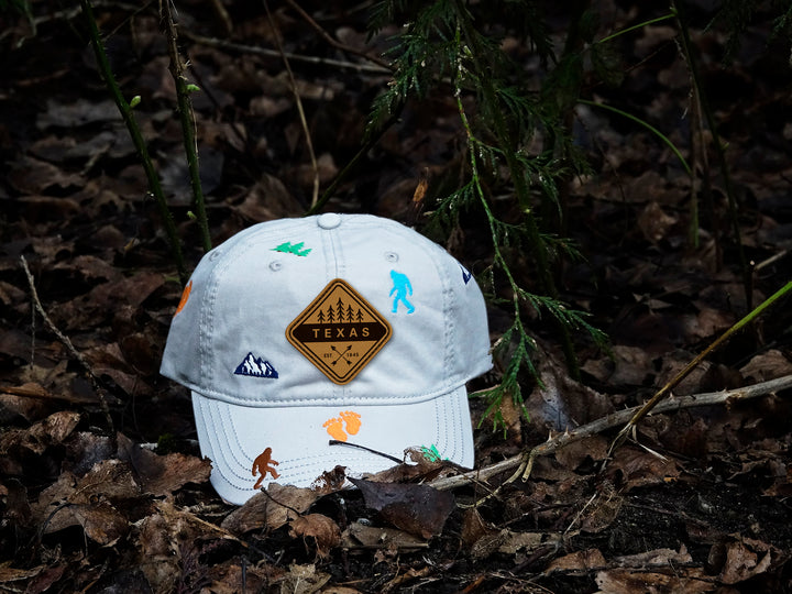 Texas Bigfoot Adventure Baseball Cap