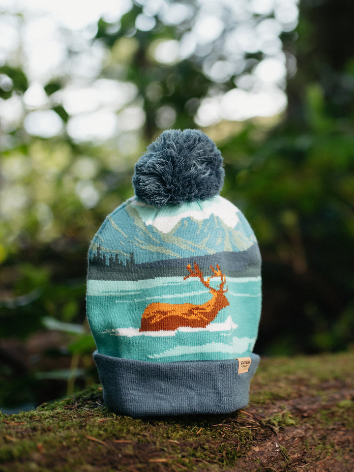 Kobuk Valley National Park Beanie Pom Pom Hat for Hiking Camping Winter