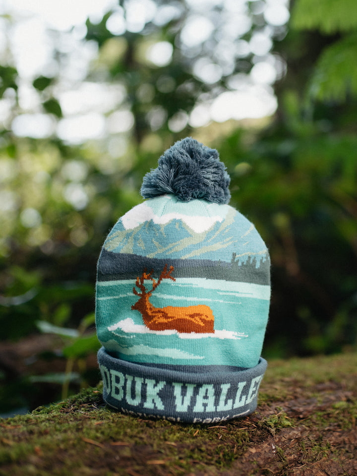 Kobuk Valley National Park Beanie Pom Pom Hat for Hiking Camping Winter