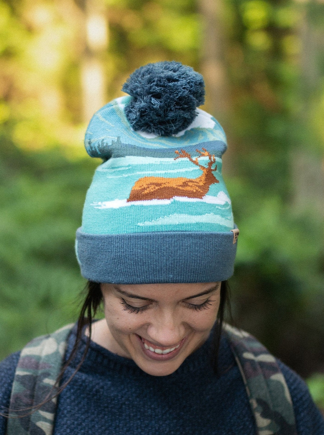 Kobuk Valley National Park Beanie Pom Pom Hat for Hiking Camping Winter