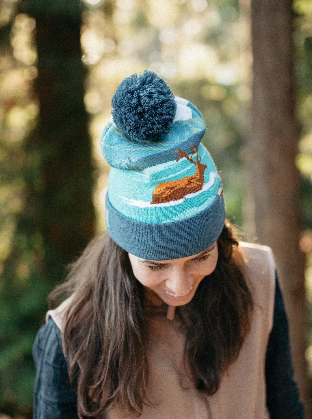 Kobuk Valley National Park Beanie Pom Pom Hat for Hiking Camping Winter