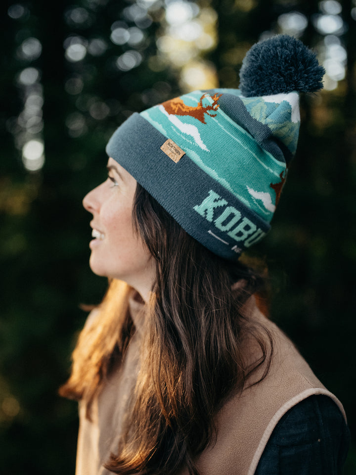 Kobuk Valley National Park Beanie Pom Pom Hat for Hiking Camping Winter