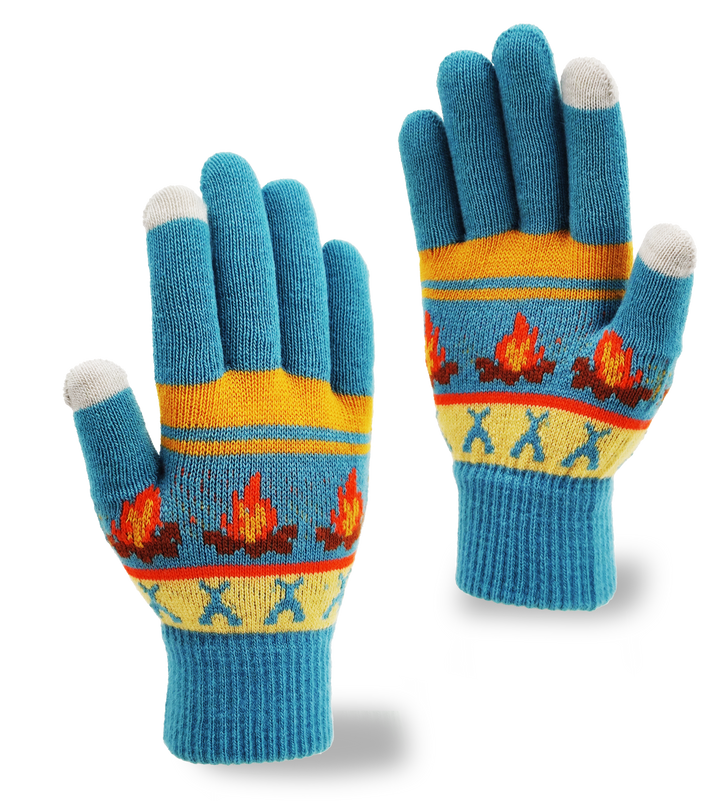 Dawn's Crest Knit Gloves