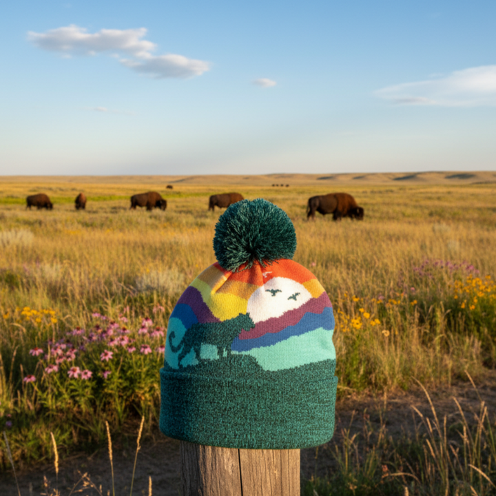 Cheetah Kids Beanie Hat – Colorful Winter Knit Hat for Little Adventurers